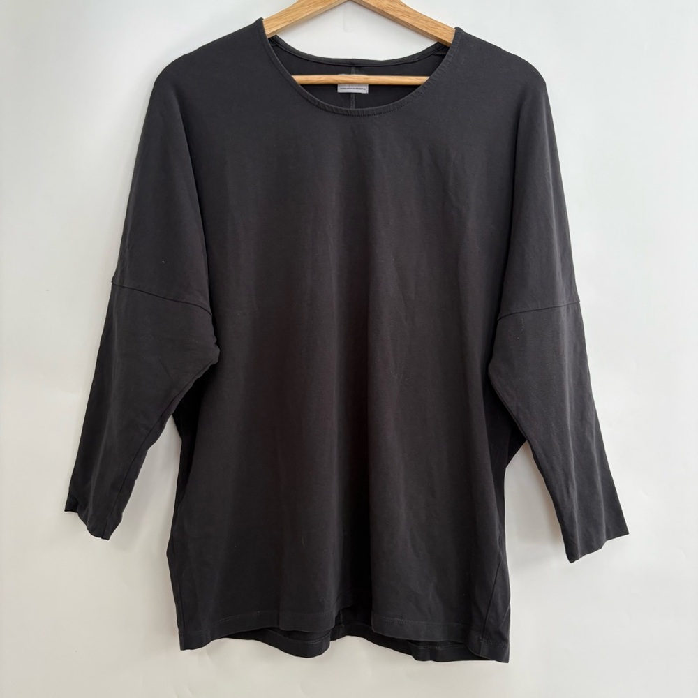 Zimmerli of Switzerland Special Edition Gray 3/4 Sleeve Top Cotton Elastan